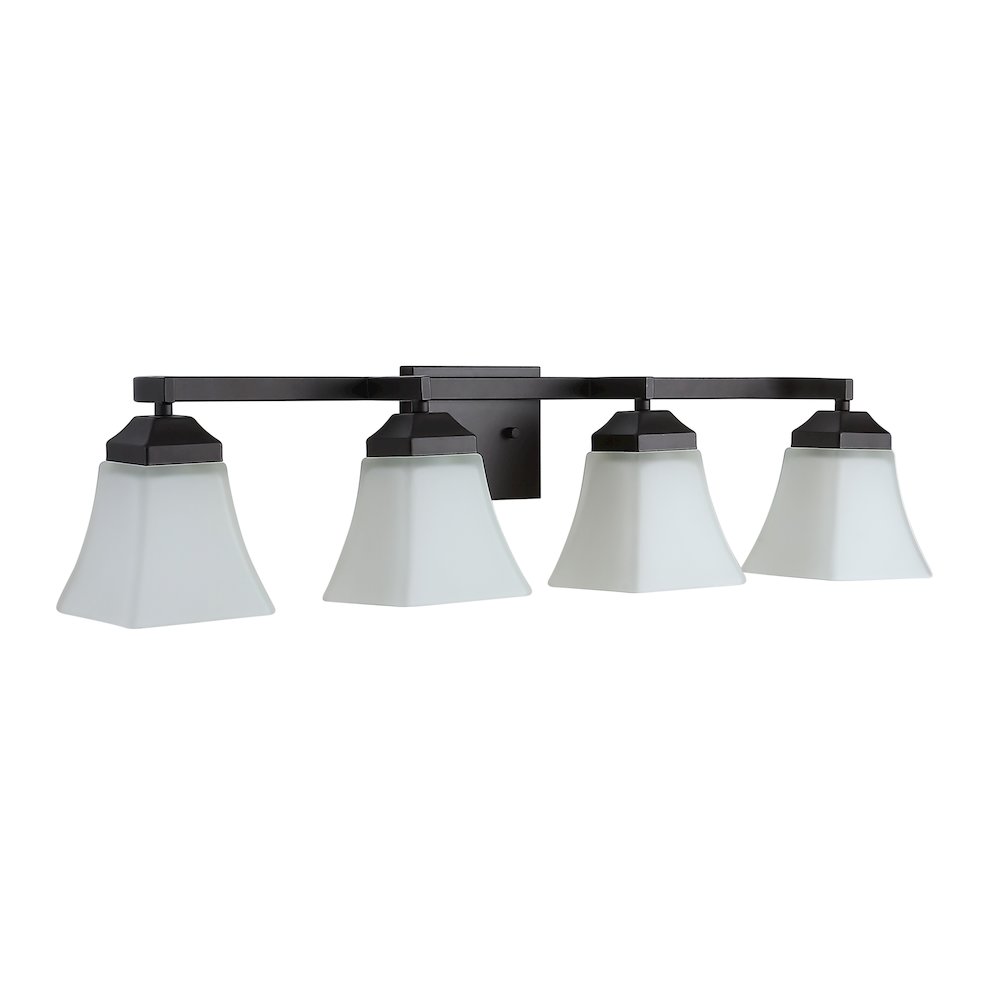 Staunton Iron/Glass Modern Cottage Led Vanity Light. Picture 8