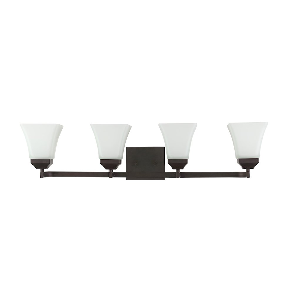 Staunton Iron/Glass Modern Cottage Led Vanity Light. Picture 9
