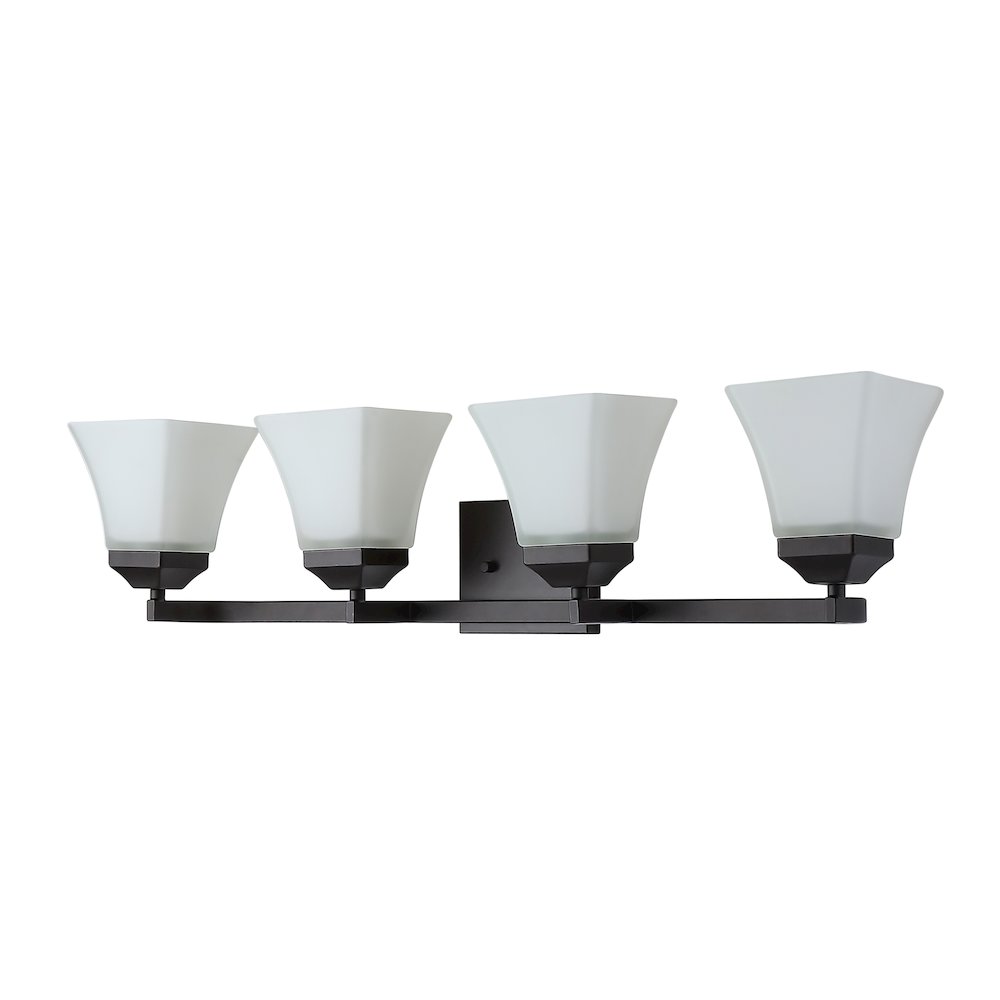 Staunton Iron/Glass Modern Cottage Led Vanity Light. Picture 10
