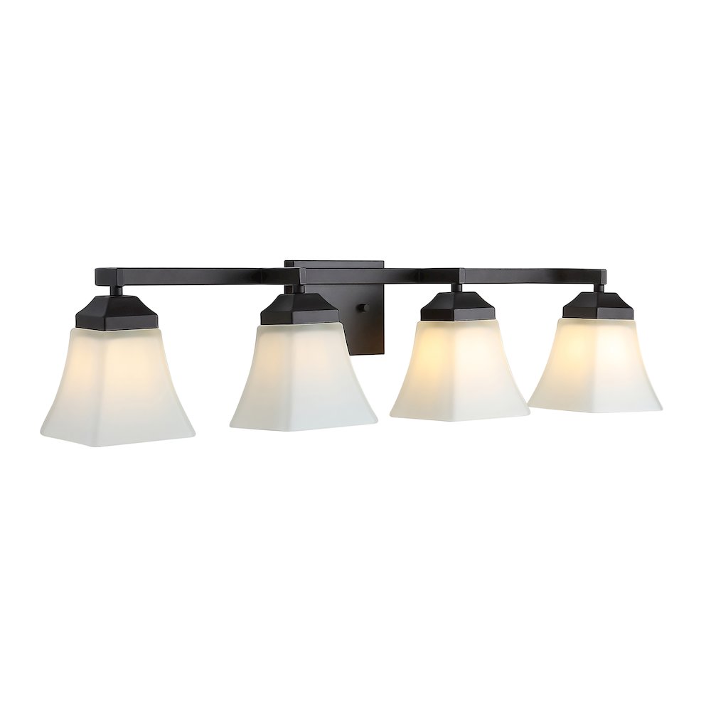 Staunton Iron/Glass Modern Cottage Led Vanity Light. Picture 5