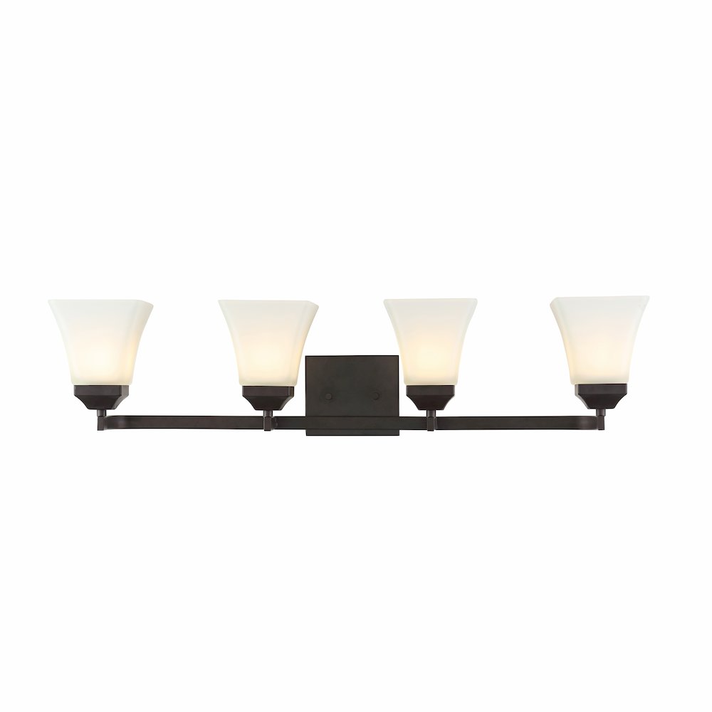 Staunton Iron/Glass Modern Cottage Led Vanity Light. Picture 6