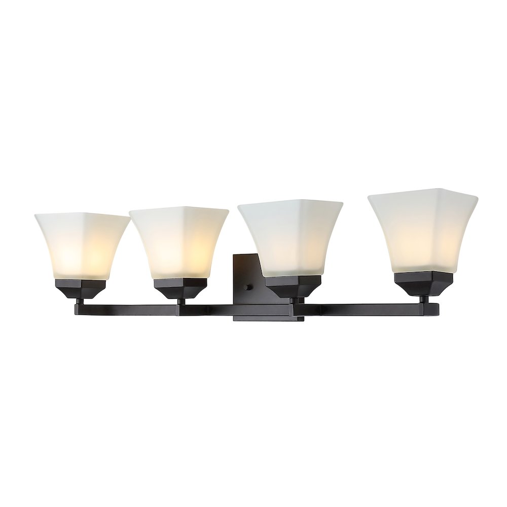 Staunton Iron/Glass Modern Cottage Led Vanity Light. Picture 7