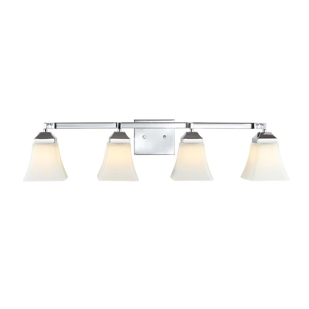 Staunton Iron/Glass Modern Cottage Led Vanity Light. Picture 1
