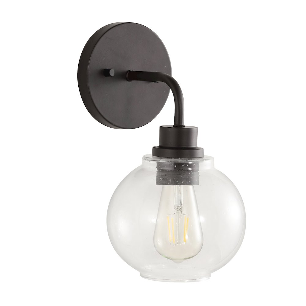 Sandrine Iron/Seeded Glass Cottage Rustic Led Vanity Light. Picture 7
