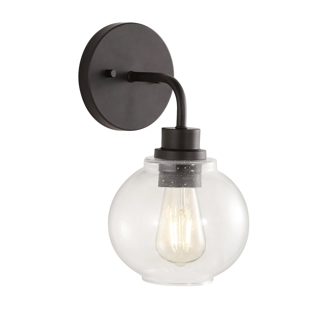 Sandrine Iron/Seeded Glass Cottage Rustic Led Vanity Light. Picture 5