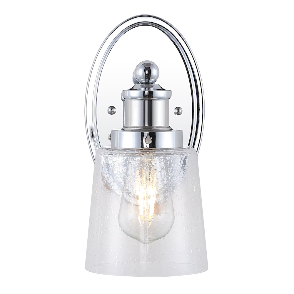 Beverly Iron/Seeded Glass Classic Cottage Led Vanity Light. Picture 7