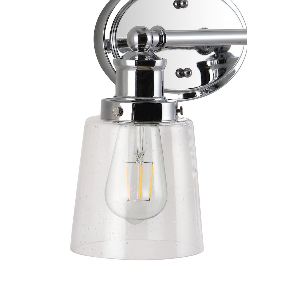 Beverly Iron/Seeded Glass Classic Cottage Led Vanity Light. Picture 3