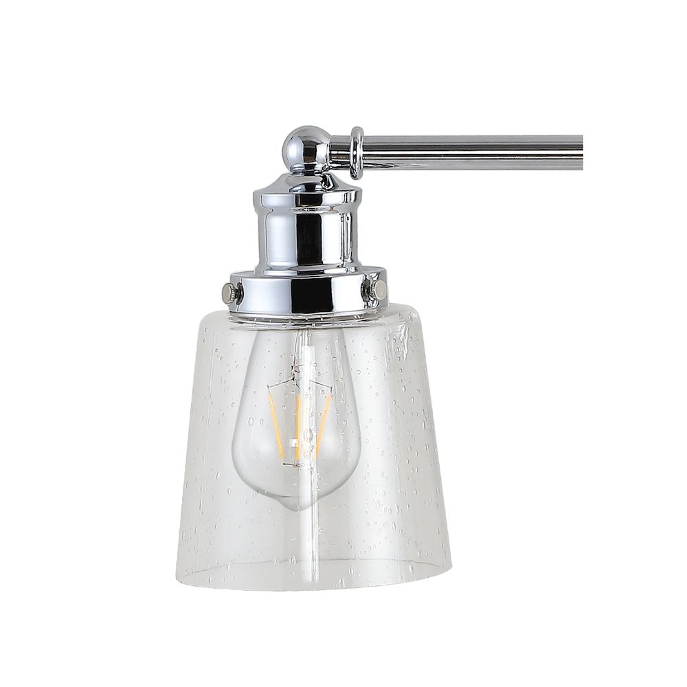 Beverly Iron/Seeded Glass Classic Cottage Led Vanity Light. Picture 3