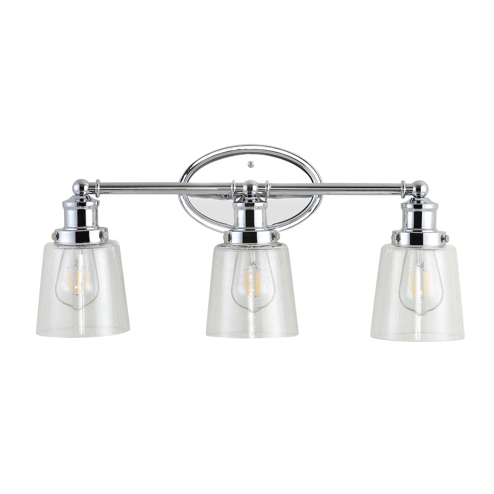 Beverly Iron/Seeded Glass Classic Cottage Led Vanity Light. Picture 2