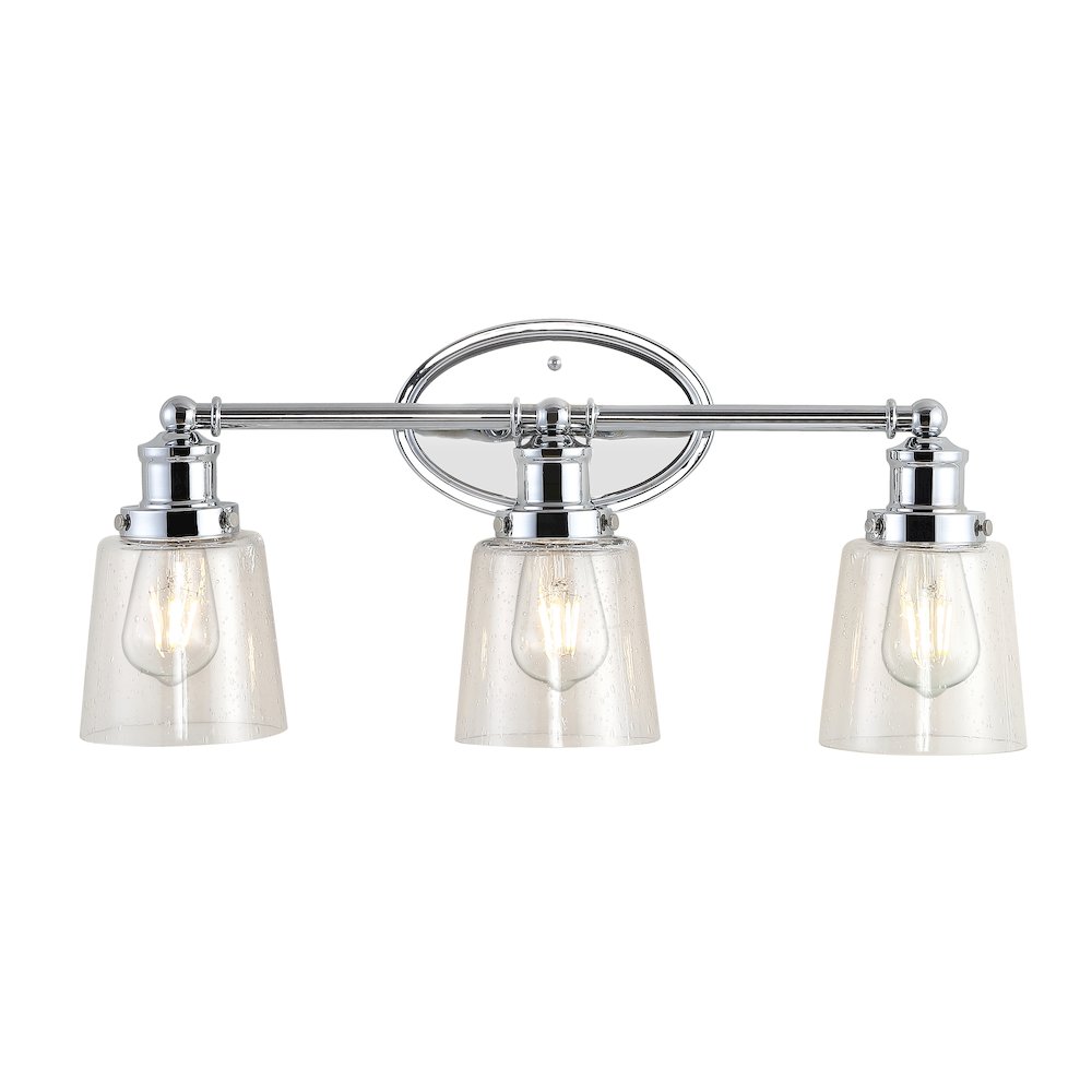 Beverly Iron/Seeded Glass Classic Cottage Led Vanity Light. Picture 1