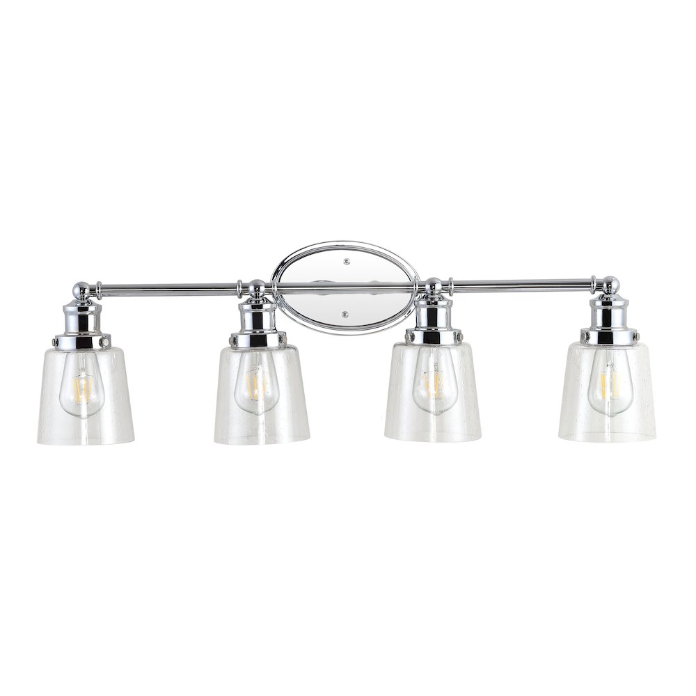 Beverly Iron/Seeded Glass Classic Cottage Led Vanity Light. Picture 2
