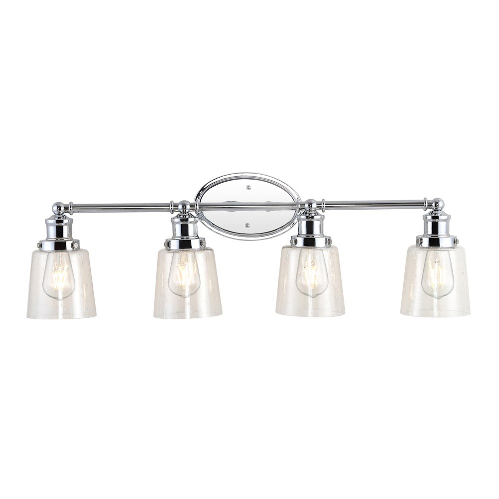 Beverly Iron/Seeded Glass Classic Cottage Led Vanity Light. Picture 1