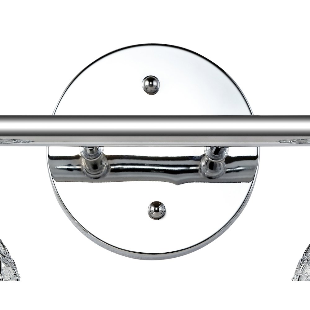 Maeve Iron/Glass Contemporary Glam Led Vanity Light. Picture 4
