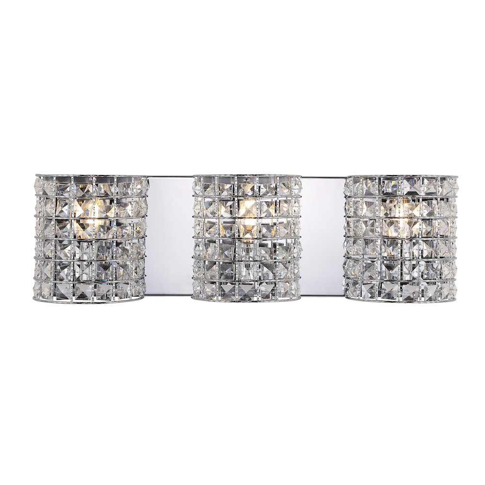 Clara Deco Metal/Crystal Classic Glam Led Vanity Light. Picture 1