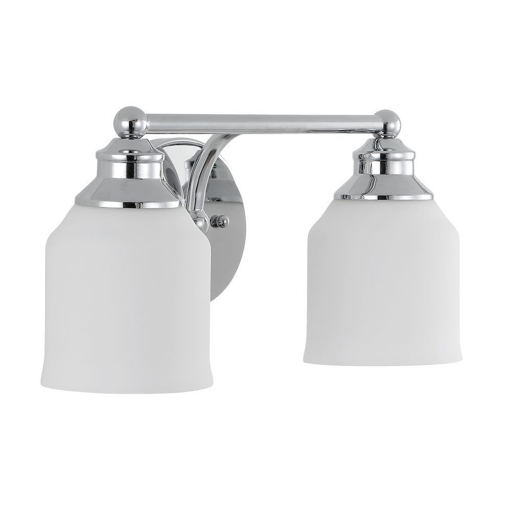 Lydia Iron/Frosted Glass Farmhouse Cottage Led Vanity Light. Picture 6