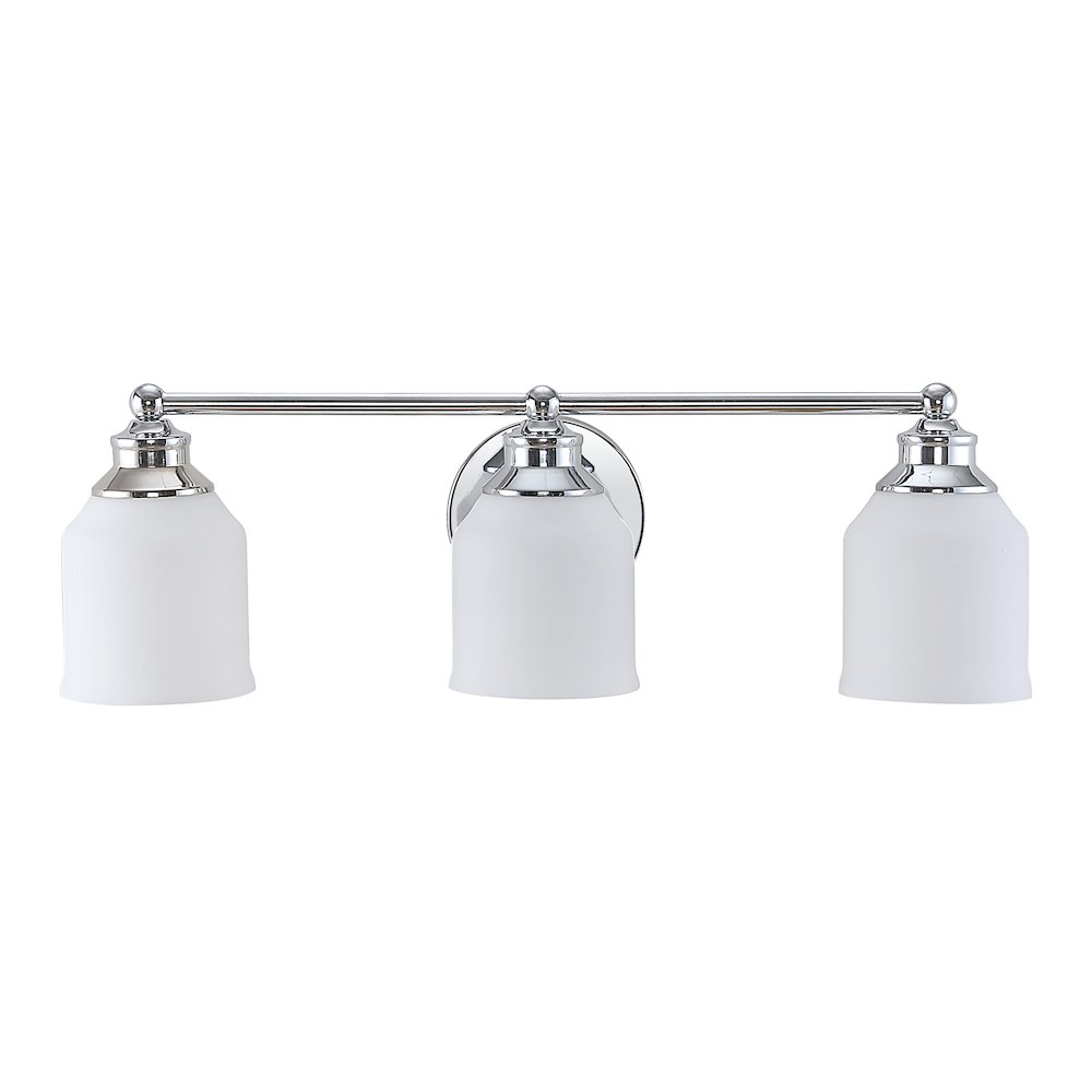 Lydia Iron/Frosted Glass Farmhouse Cottage Led Vanity Light. Picture 2
