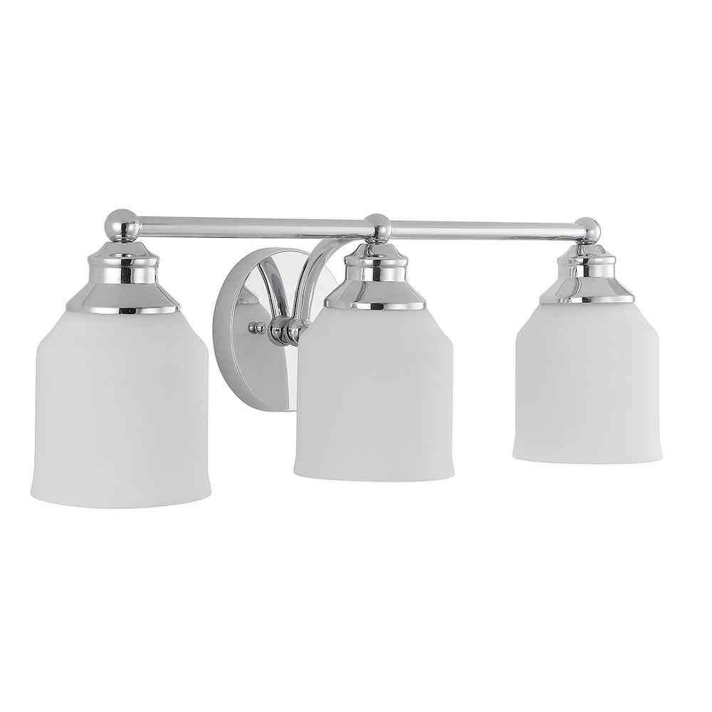 Lydia Iron/Frosted Glass Farmhouse Cottage Led Vanity Light. Picture 6