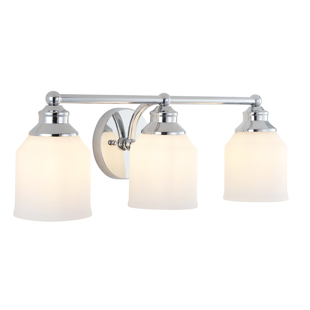 Lydia Iron/Frosted Glass Farmhouse Cottage Led Vanity Light. Picture 5