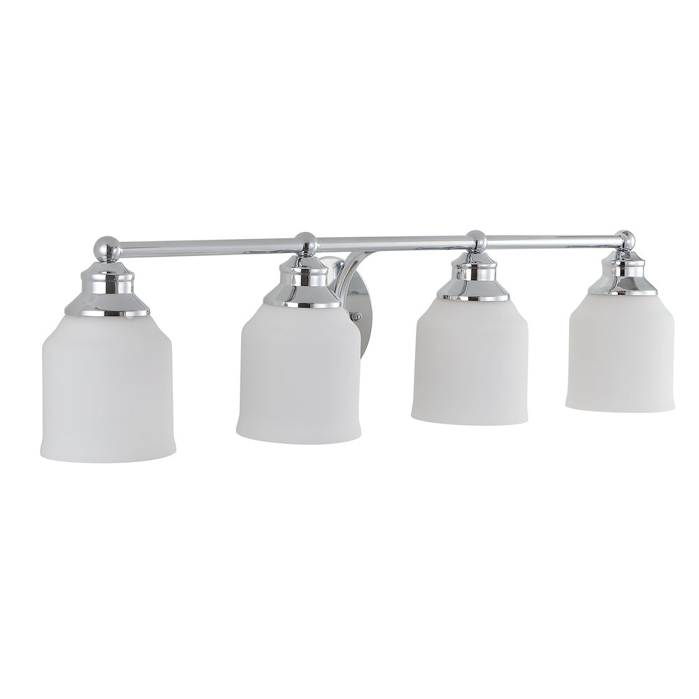 Lydia Iron/Frosted Glass Farmhouse Cottage Led Vanity Light. Picture 6
