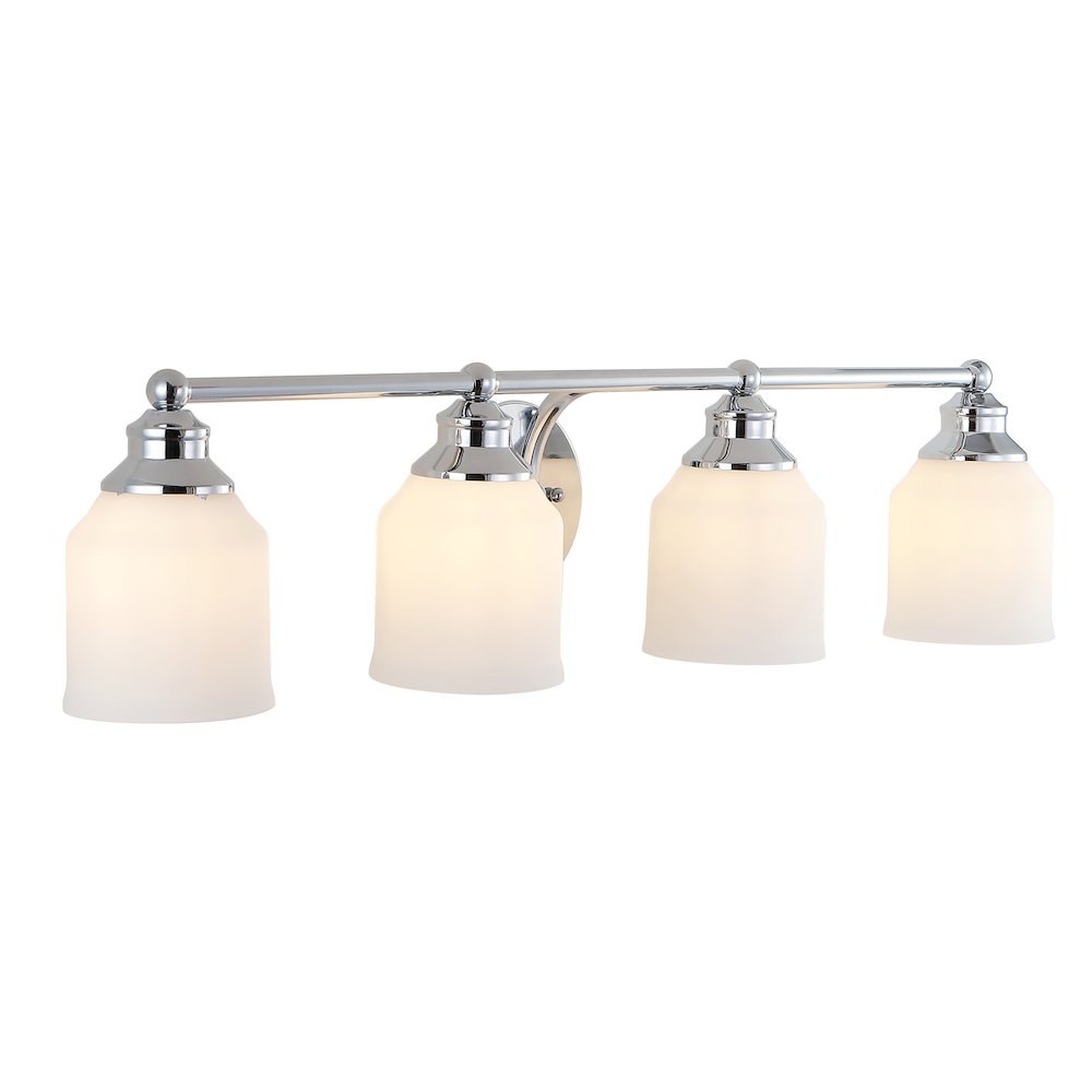 Lydia Iron/Frosted Glass Farmhouse Cottage Led Vanity Light. Picture 5