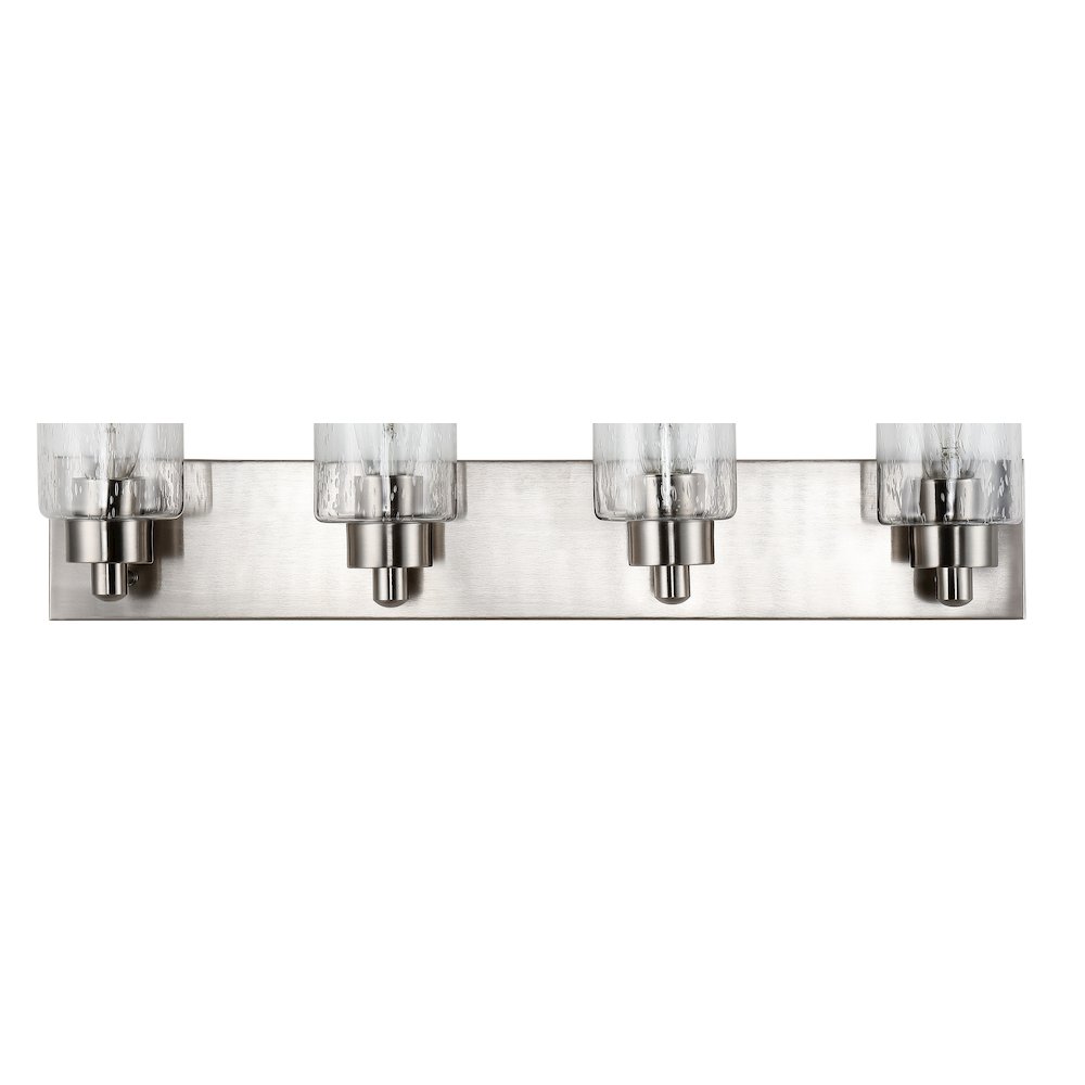 Irving Seeded Glass/Iron Modern Contemporary Led Vanity Light. Picture 3