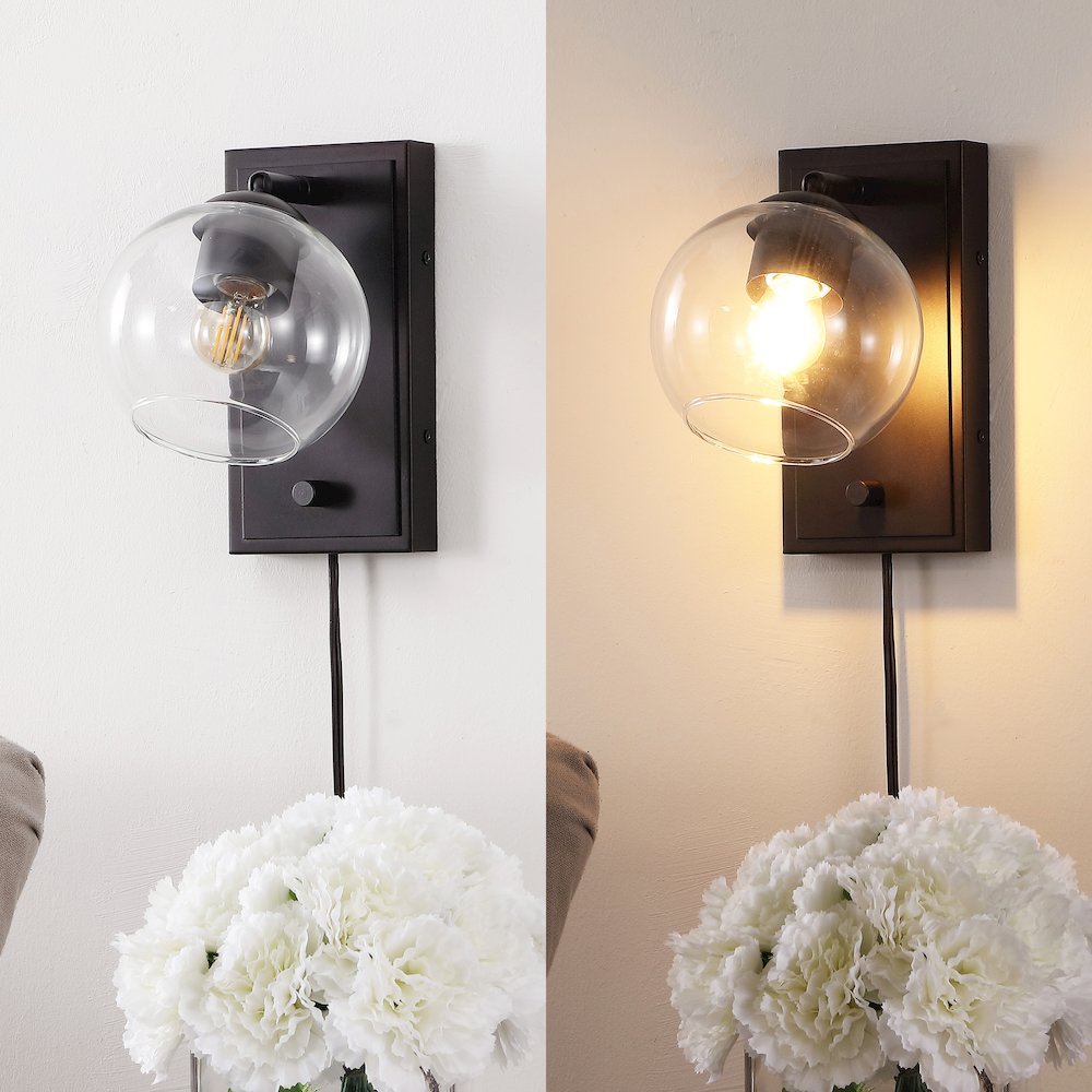 Hugo Minimalist Modern Plug In Or Hardwired Adjustable Iron Led Wall Sconce. Picture 9