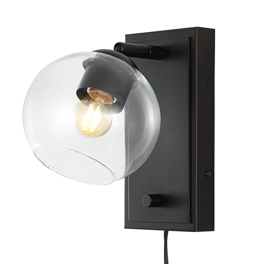 Hugo Minimalist Modern Plug In Or Hardwired Adjustable Iron Led Wall Sconce. Picture 5