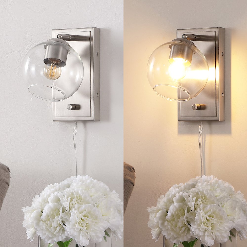 Hugo Minimalist Modern Plug In Or Hardwired Adjustable Iron Led Wall Sconce. Picture 9