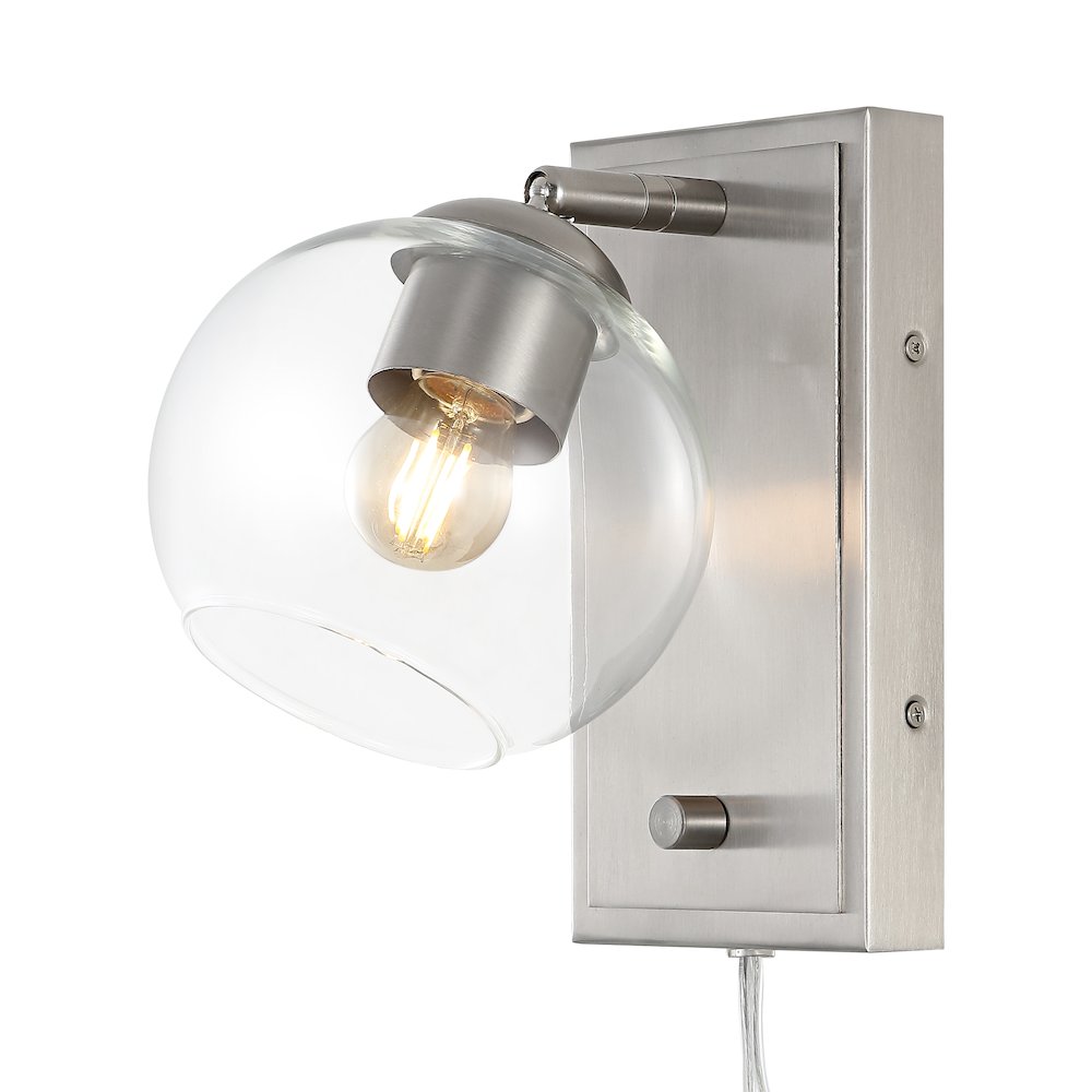 Hugo Minimalist Modern Plug In Or Hardwired Adjustable Iron Led Wall Sconce. Picture 5