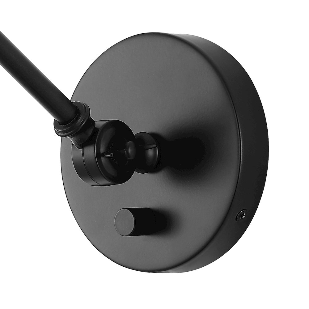 Cowie Iron/Glass Adjustable Led Wall Sconce. Picture 3