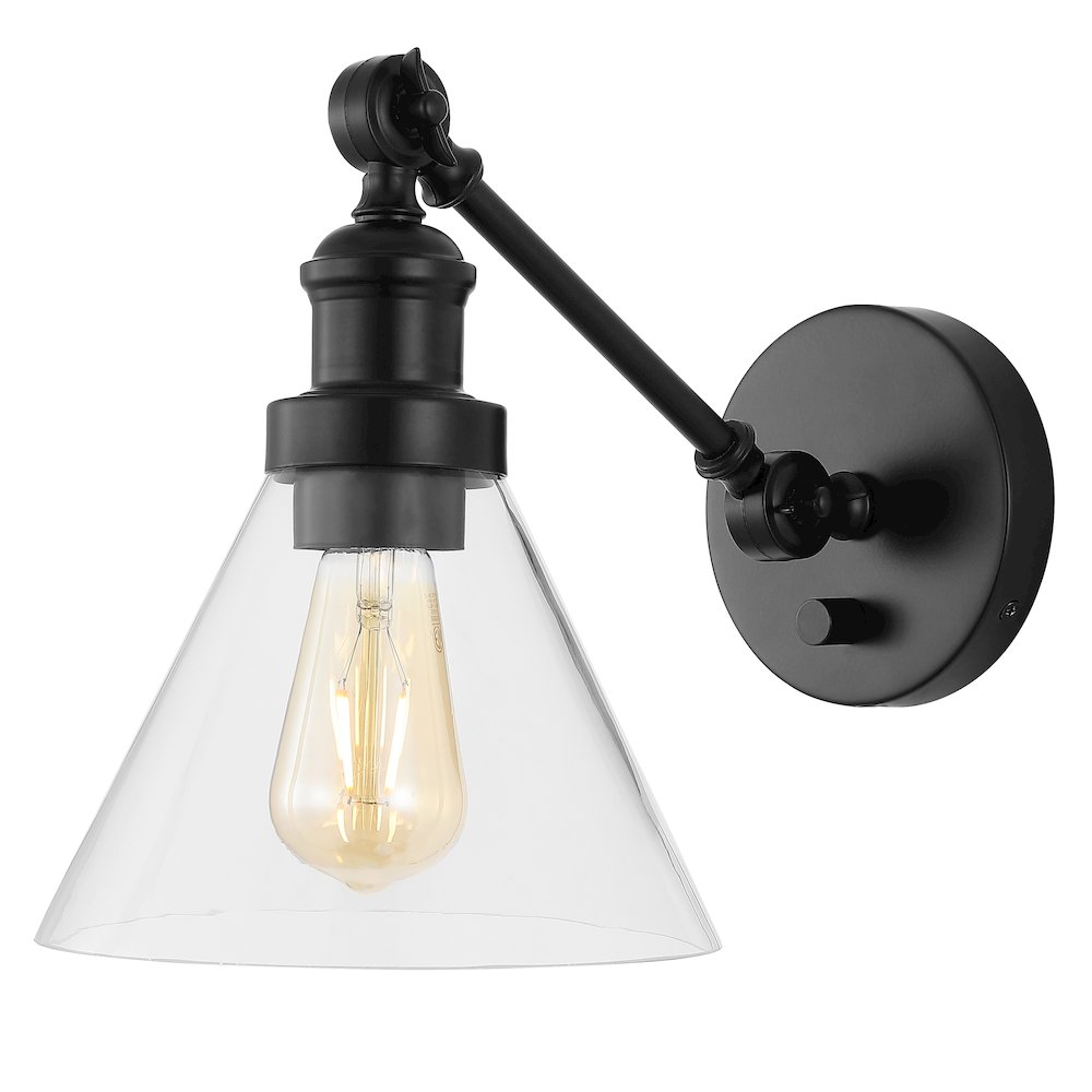 Cowie Iron/Glass Adjustable Led Wall Sconce. Picture 5