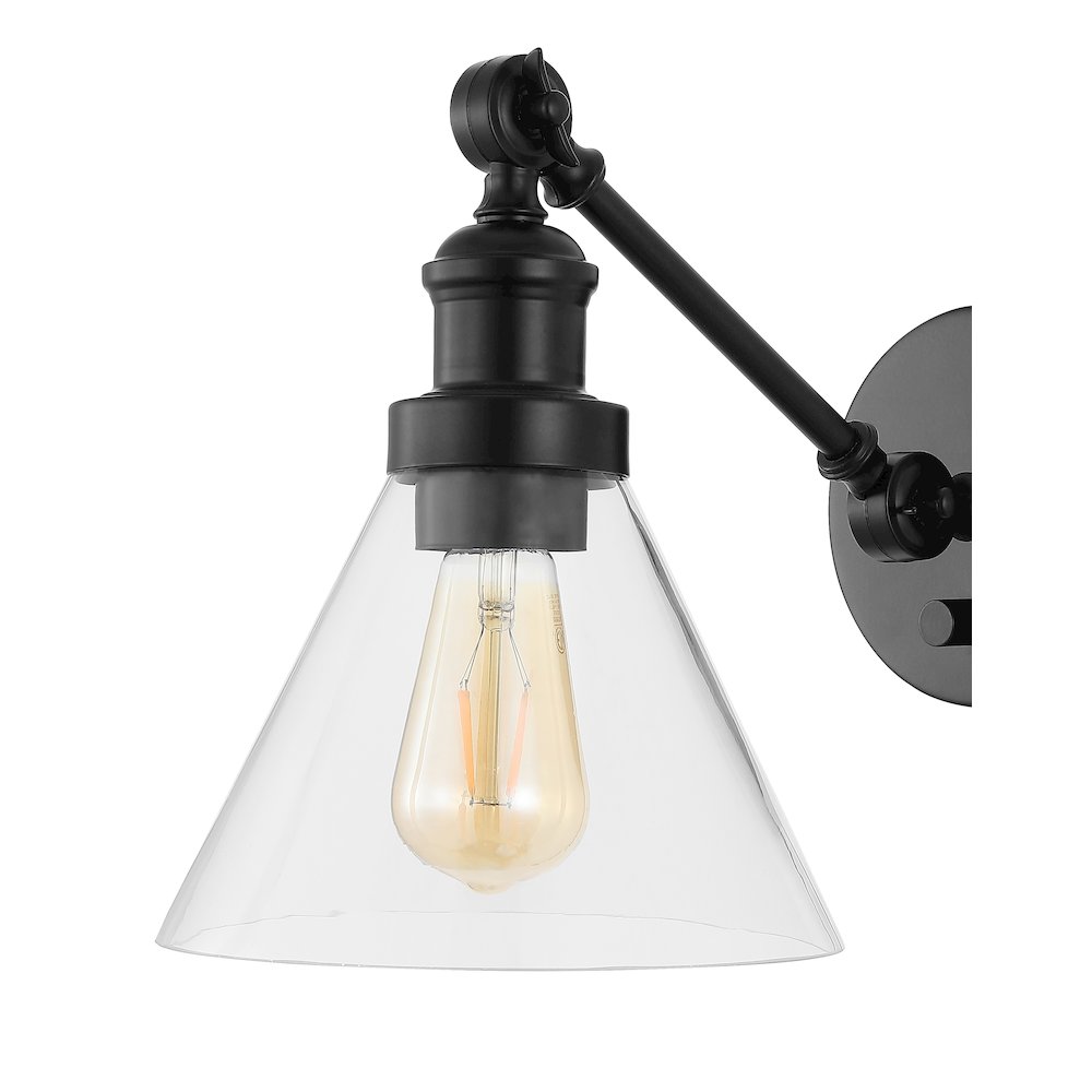 Cowie Iron/Glass Adjustable Led Wall Sconce (Set Of 2). Picture 1