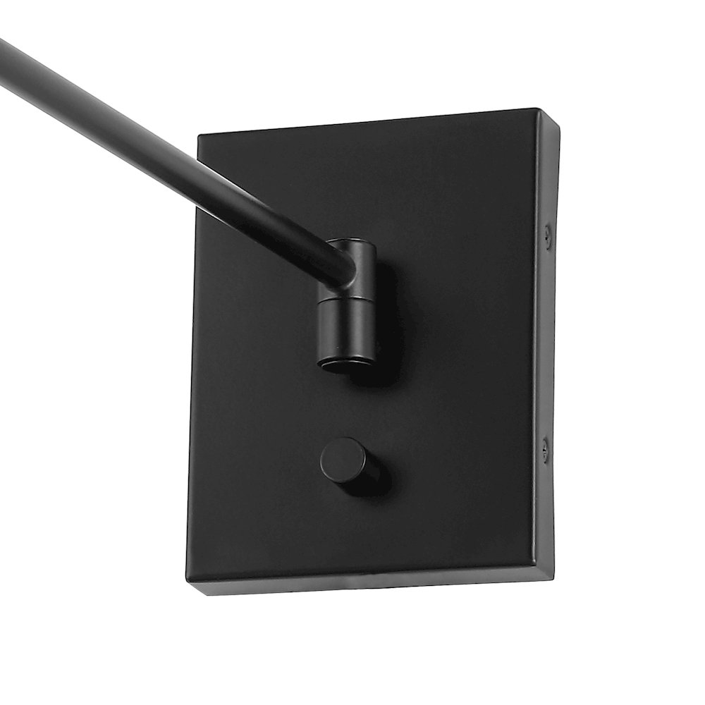 Cary Iron Contemporary Swing Arm Led Wall Sconce. Picture 3