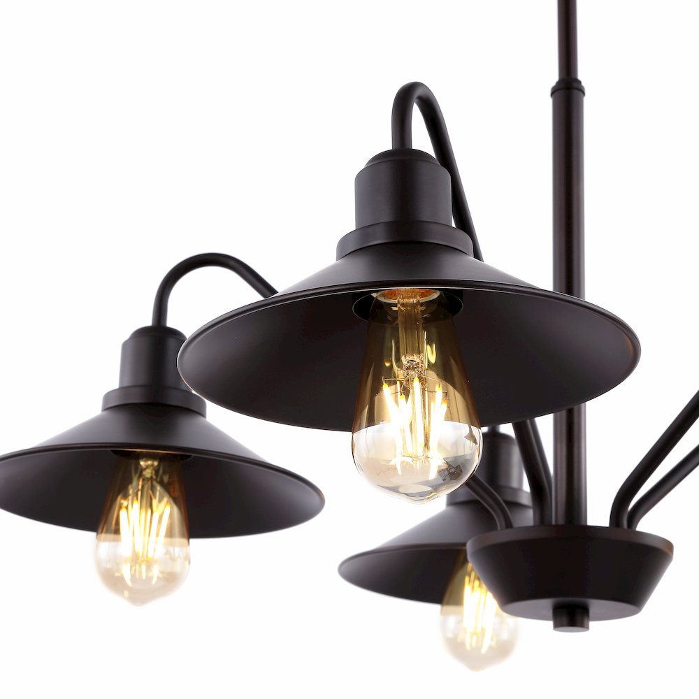 Cade Metal Farmhouse Industrial Led Pendant. Picture 3