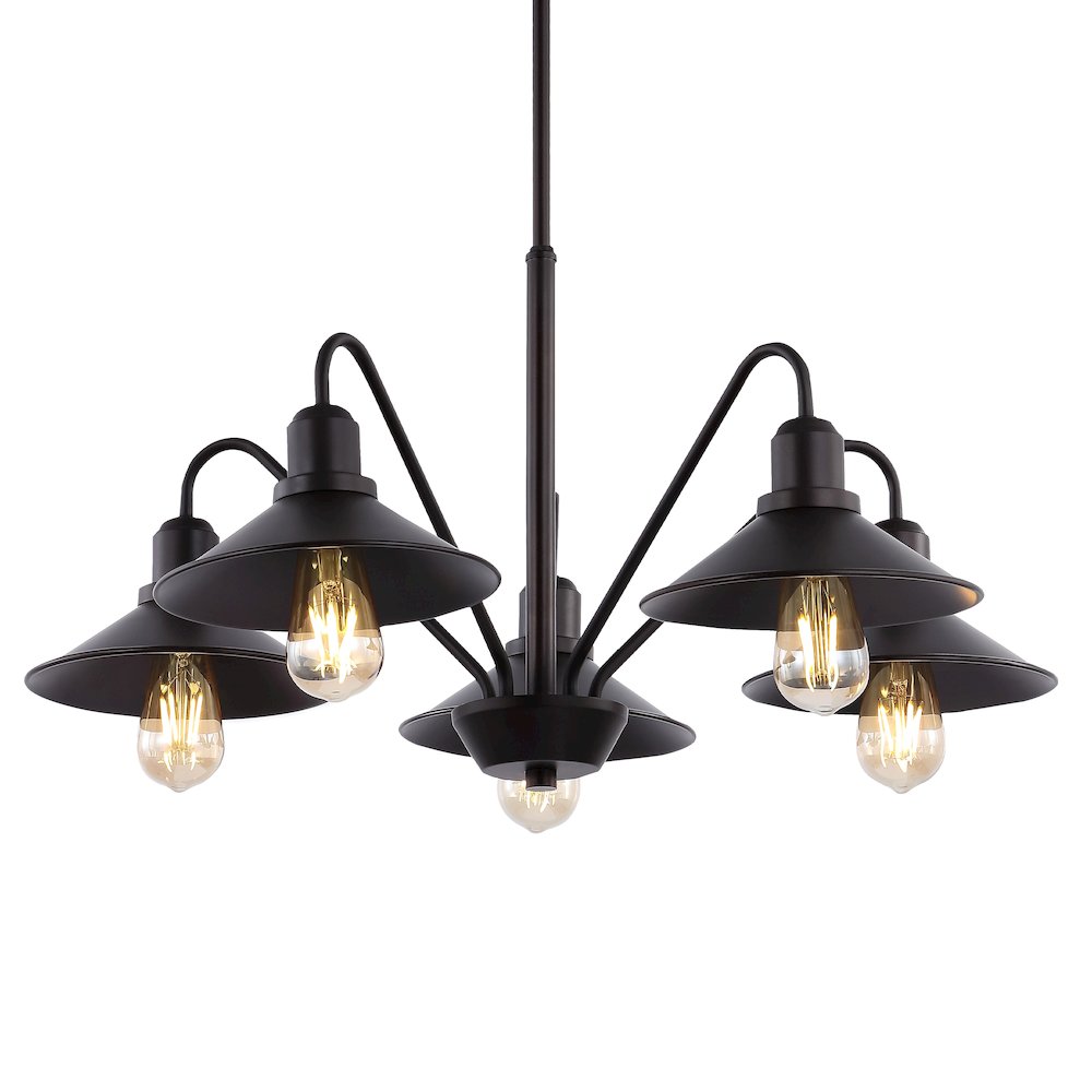Cade Metal Farmhouse Industrial Led Pendant. Picture 10