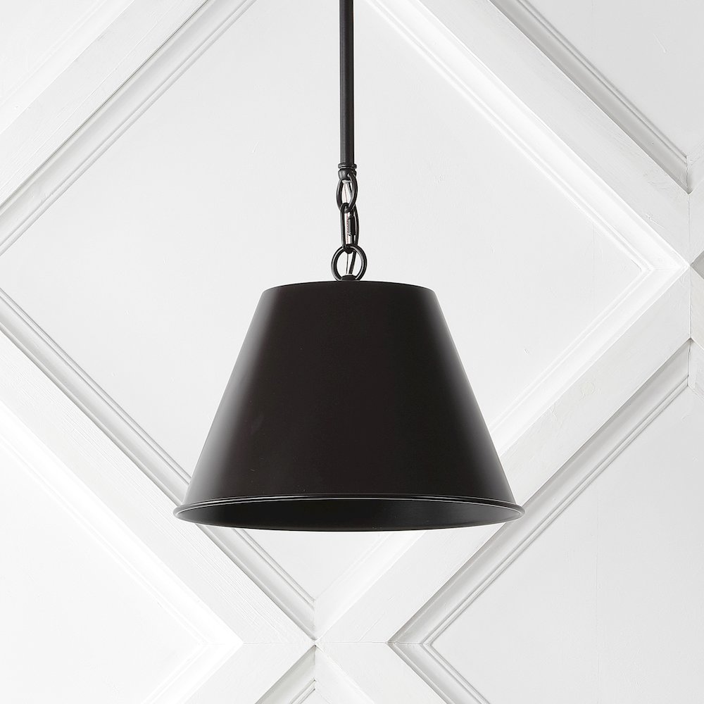 Harper Industrial Farmhouse Iron Led Pendant. Picture 6