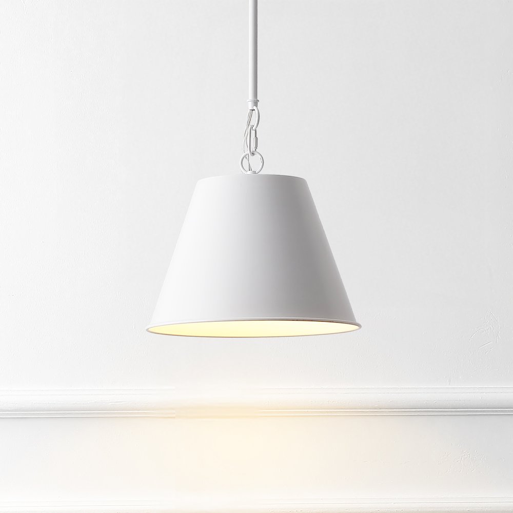 Harper Industrial Farmhouse Tapered Cone Empire Metal LED Pendant. Picture 2