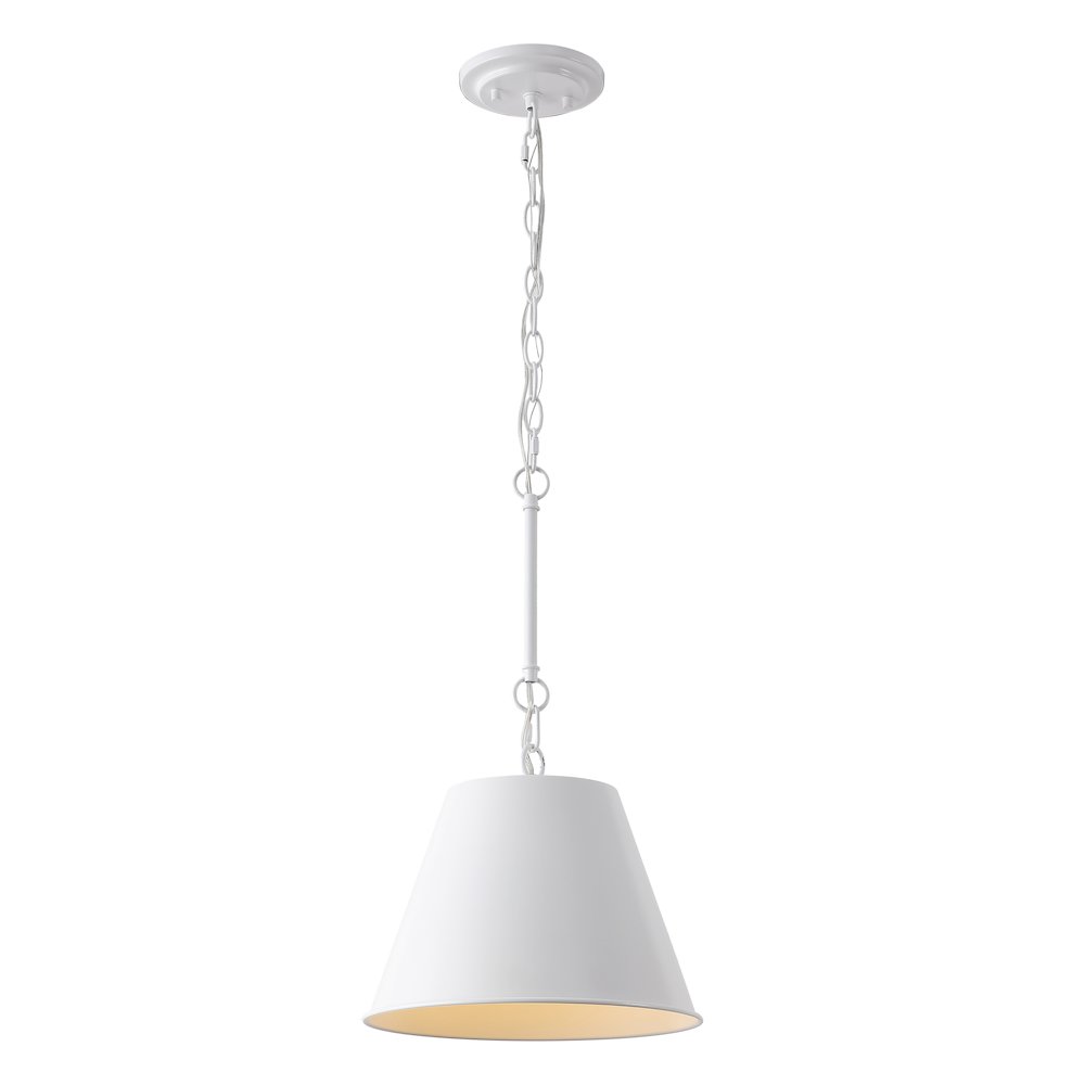 Harper Industrial Farmhouse Tapered Cone Empire Metal LED Pendant. Picture 1