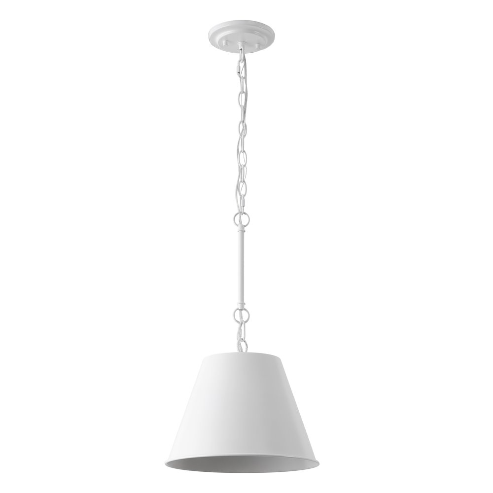 Harper Industrial Farmhouse Tapered Cone Empire Metal LED Pendant. Picture 9