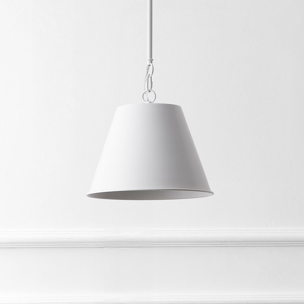 Harper Industrial Farmhouse Tapered Cone Empire Metal LED Pendant. Picture 11