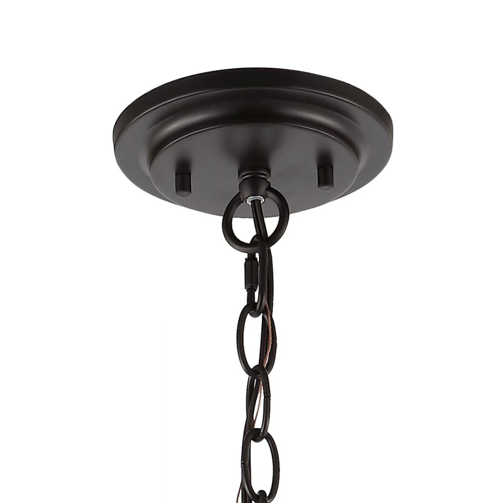 Harper Industrial Farmhouse Iron Led Pendant. Picture 3