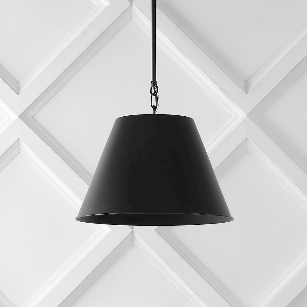 Harper Industrial Farmhouse Iron Led Pendant. Picture 6
