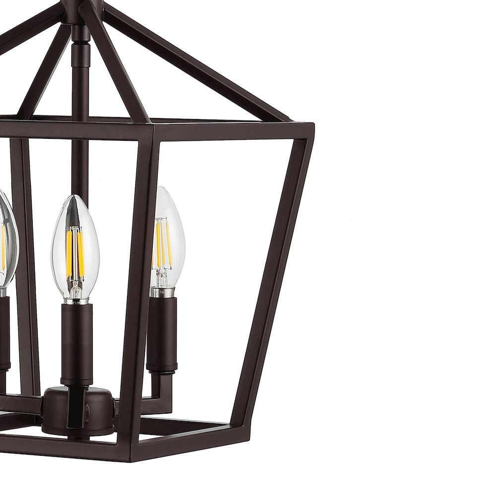 Pagodabulb Lantern Metal Led Pendant. Picture 3
