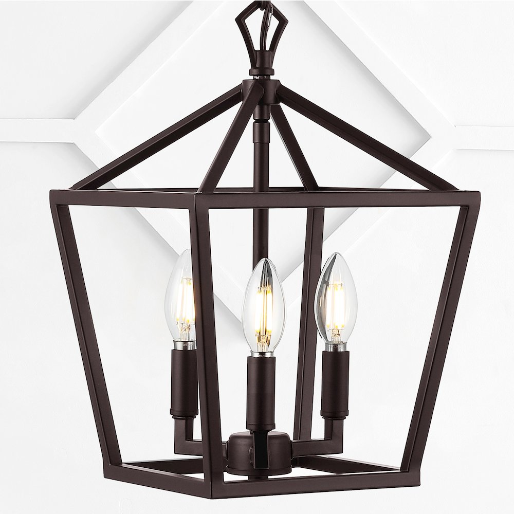 Pagodabulb Lantern Metal Led Pendant. Picture 8