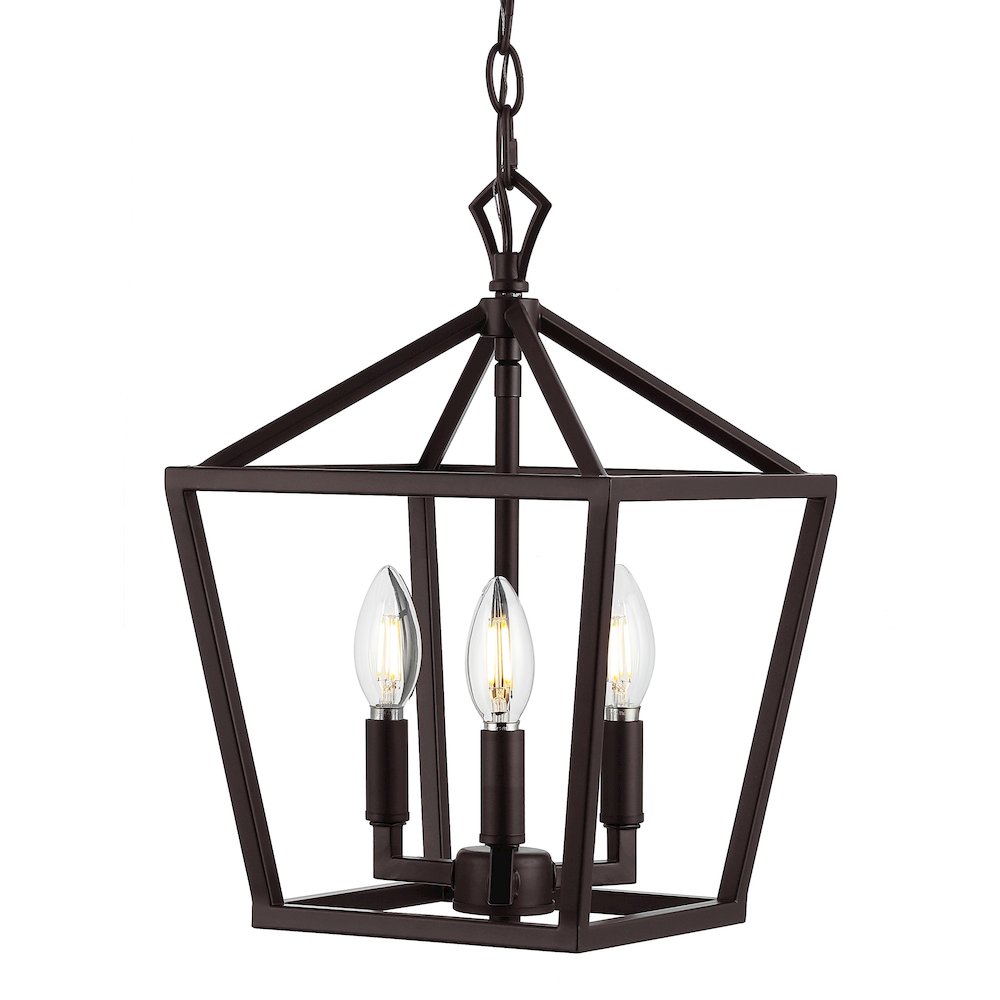 Pagodabulb Lantern Metal Led Pendant. Picture 7