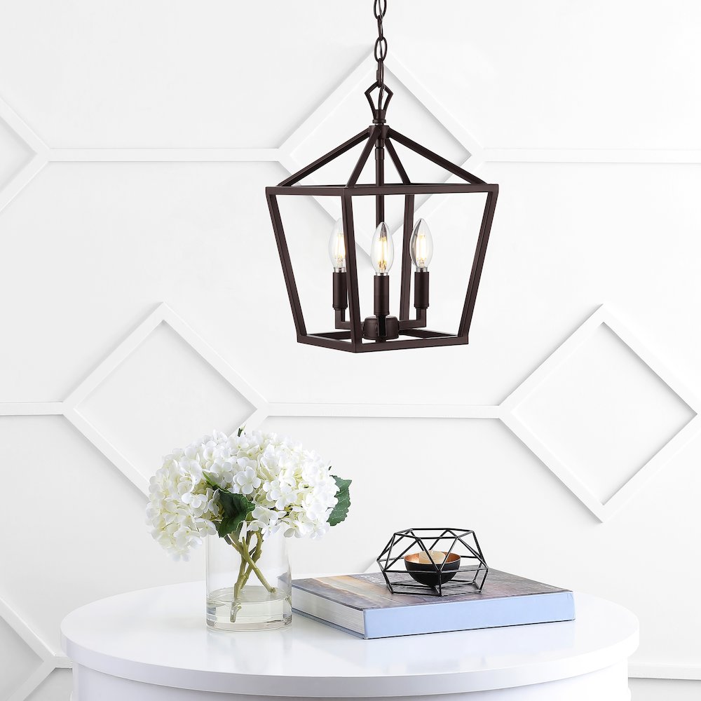 Pagodabulb Lantern Metal Led Pendant. Picture 5