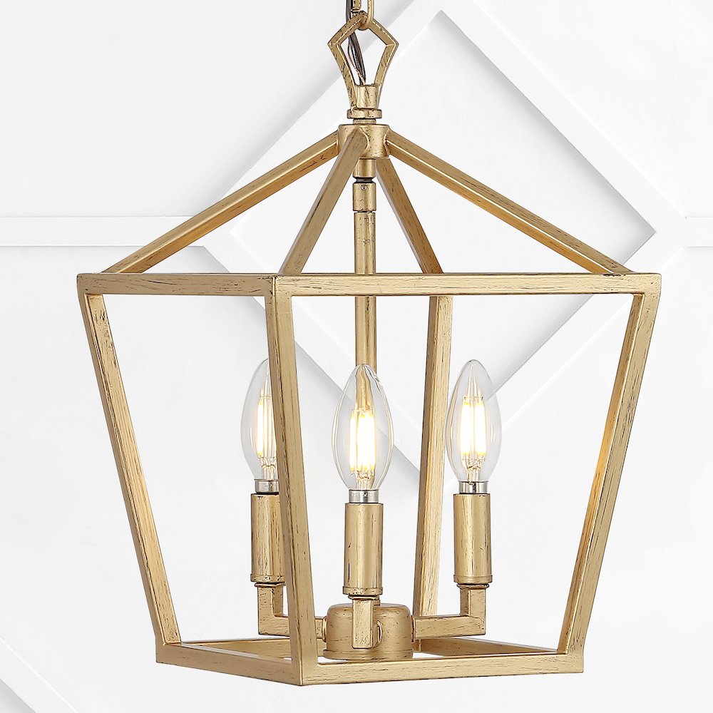 Pagodabulb Lantern Metal Led Pendant. Picture 8