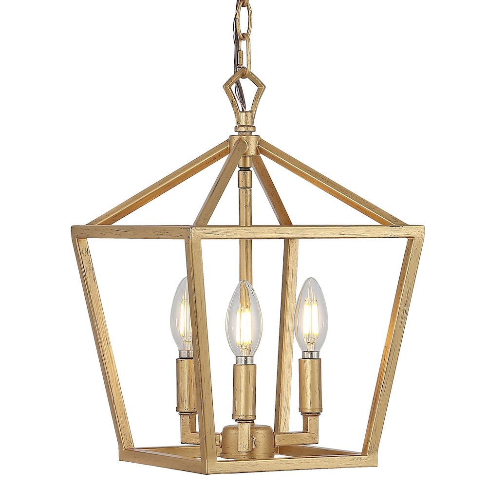 Pagodabulb Lantern Metal Led Pendant. Picture 7