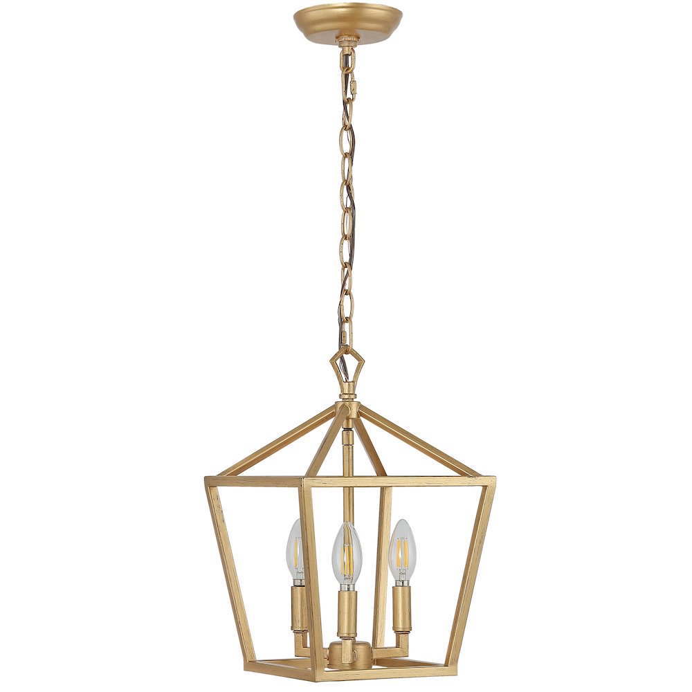 Pagodabulb Lantern Metal Led Pendant. Picture 2