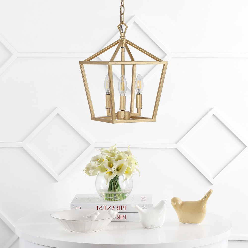Pagodabulb Lantern Metal Led Pendant. Picture 6